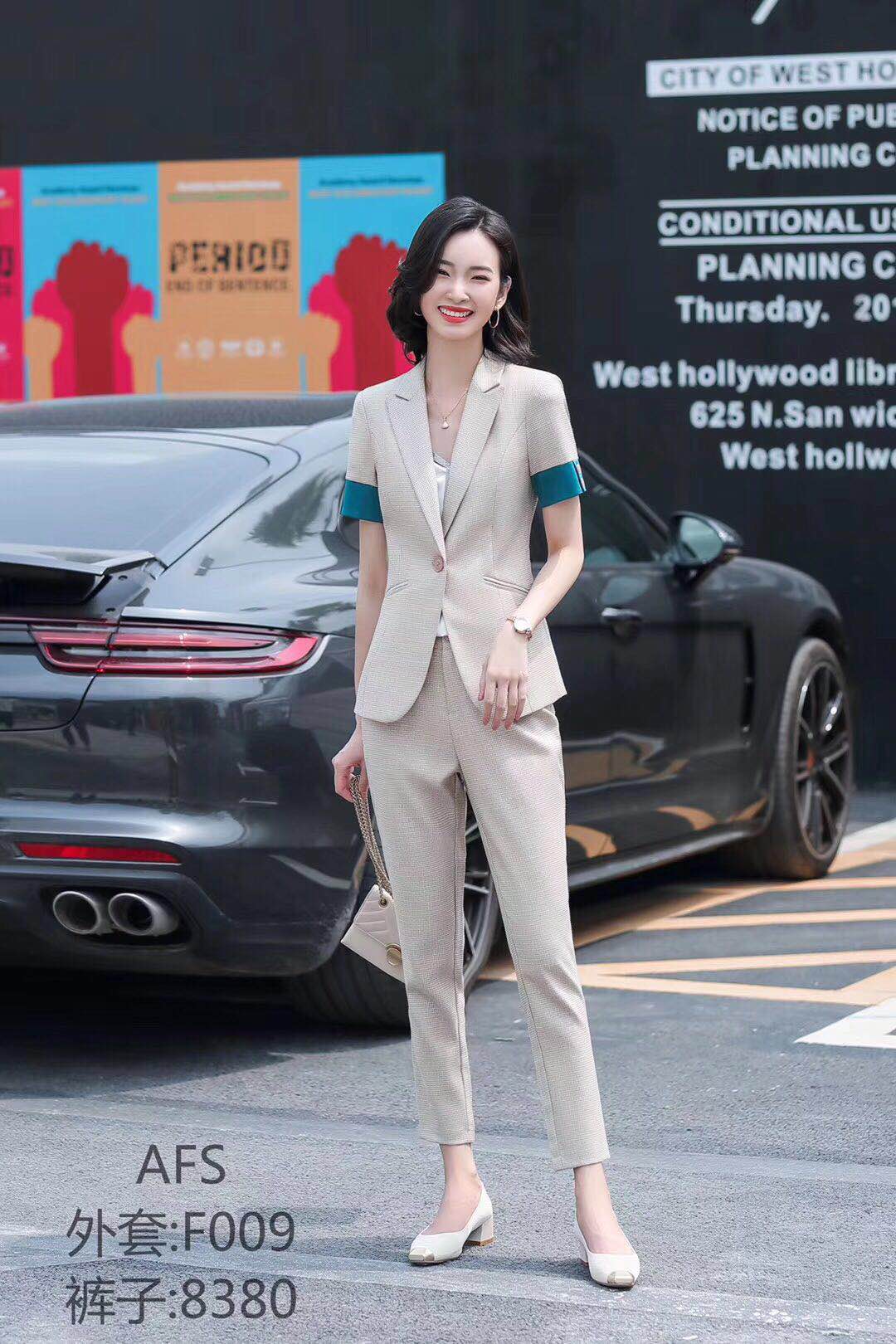 女夏季新职业套装|减龄休闲西服|西装套装